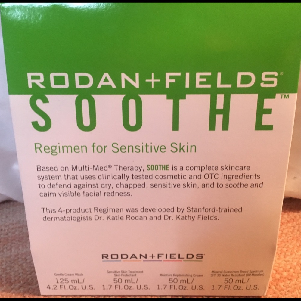 Rodan and Fields SOOTHE Regimen for sensitive skin